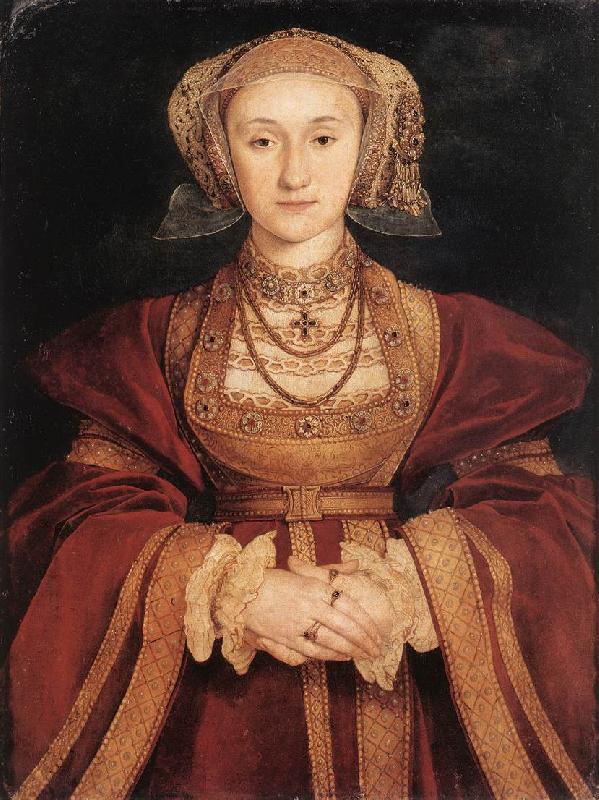 HOLBEIN, Hans the Younger Portrait of Anne of Cleves sf